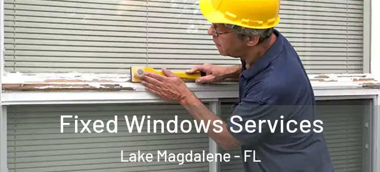  Fixed Windows Services Lake Magdalene - FL